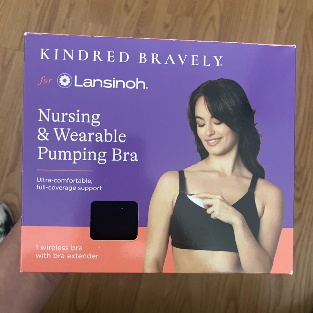 Kindred Bravely Nursing & Wearable Pumping Bra - Black